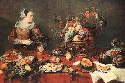 Frans Snyders The Fruit Basket Sweden oil painting reproduction